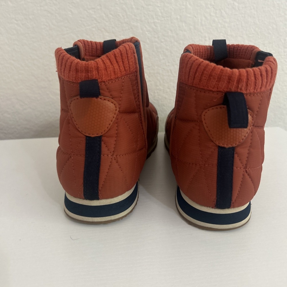 Teva Ember Mid Burnt Orange Quilted Slip-On Boots Warm Camping Womens Size 8 - Picture 3 of 10